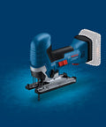 Real Deal 18V Cordless Jigsaw Packing Brushless Muscle And Quick Swap Blades For Carving Curves Without Skipping, detailed view.