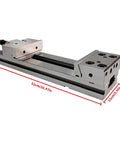 Real Deal Six Inch CNC Milling Vise With Three Hundred Millimeter Jaw Opening And Built Tough Alloy Steel Frame for precision workholding.