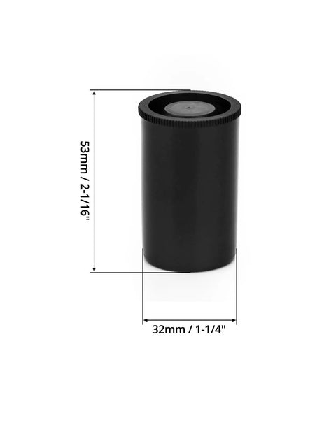 Film Canisters With Lids 50 Pack 8 Oz Plastic Camera Reel Containers For Film Developing Crafts Science Projects And Everyday Storage Black