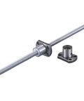 8Mm Pitch Ball Screw SFK0802 Nut Kit For Linear Motion Machines, Ultra Smooth Travel, 50Mm To 1000Mm Lengths, Ideal For Dope Tiny CNC Builds, No End Screw Machine, 650Mm Option For Custom Setups, S55C steel ball screw with mounted nut