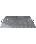 Rock Solid Aluminum Dock Plate 24 X 36 Inch Ramp With 3600 Pounds Capacity Built Tough Diamond Tread Bed for easy loading.