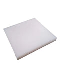 Pro-Grade Heavy-Duty UHMW-PE Plastic Sheet Plate Natural White 10mm Thick 3.937 By 3.937 Inches Durable White Sheet For Industrial Fabrication