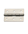 Heavy Duty 304 Stainless Steel Folding Hinges For Cabinet Doors 180 Degree Wide Swing, flat design for smooth motion.