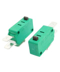 Two Pack KW3OZ Push Button Actuator Limit Switch 1NO 1NC SPDT Momentary 125V 250V AC 16A Hinge Lever Actuator
