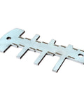 Pro Grade Stainless Steel Height Gauge For Woodworking And Router Depth Measurement From 3 To 26 mm with multiple slots