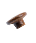 10 Pack Round Walnut Wood Cabinet Knobs With Screws 1.57 Inch Diameter Ideal For Cabinets Dresser Wardrobe Cupboards And Other Furniture
