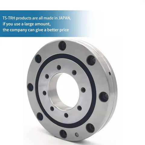 Straight Up Premium XRU3515 Cross Roller Bearing Slewing Ring For Robotic Arms And Precision Automation with visible inner bore and outer detail.