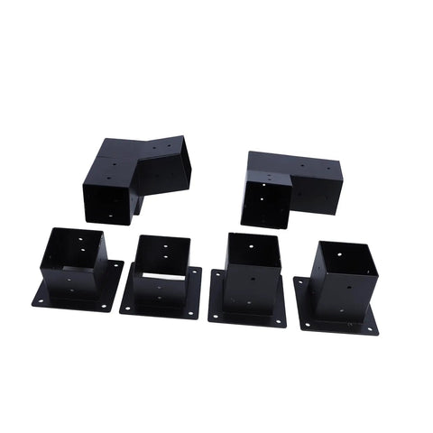 Three Way 15 Degree Pergola Bracket Kit For 4x4 Wood Posts With Pre Drilled Holes And Screws Included Built To Last Alloy Steel Canopy Carport Gazebo Patio Backyard Support For Outdoor Structures