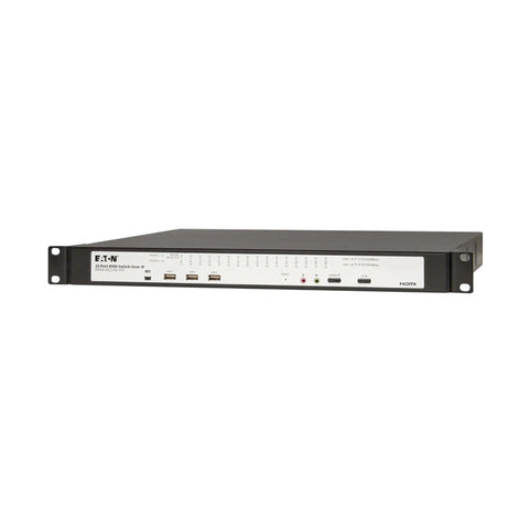 Heavy Duty 32 Port Rack Mount Kvm Over Ip Switch with HDMI VGA output for remote server control and data management.