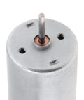 Top view of R280 DC Motor 6 To 24 Volt 19800 RPM High Speed Micro Motor showing shaft and mounting holes