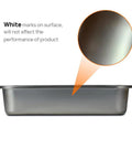 Heavy Duty Stainless Steel Herb Trimming Tray With Detachable 150 Micron Screen, side view showing surface detail.