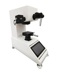 Top Shelf Digital Vickers Hardness Tester With Snappy Touch Screen Panel and Auto Loading Mechanism, featuring XY platform for precision lab assessments.