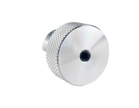 Aluminum Valve Release Screw Knob for Bottle Jacks and Hydraulic Presses Three Eighths Inch Diameter Compatible With Harbor Freight Hydraulic Jacks and Other 6, 12, and 20 Ton Mandrel Presses