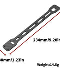 Carbon Fiber Second Floor Plate For TT-02 TT-02B 1 By 10 RC Car Chassis Upgrade Accessories with dimensions and weight shown