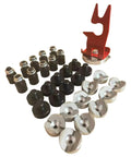Fixturing Kit For Portable Five Eighth Inch Holes Welding Table With Magnetic Torch Holder, V Blocks For Round Tubing