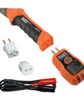 Circuit Breaker Finder Tool Kit With Accessories And GFCI Outlet Tester, 2 Piece Set Including ET310 And 69411 components on display.