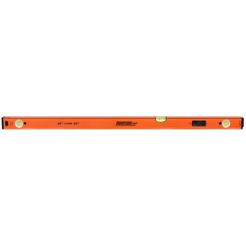 Hefty 48 To 80 Inch Telescoping Box Beam Level With Lock Tight Extension And Legit Precision Edges Making Heavy Duty Carpenter Gear That Is Badass Tough For Nuts Accuracy On Any Active Job Site