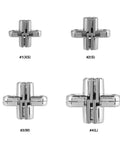180 Degree Hidden Hinges Zinc Alloy Concealed Cross Door Hinge Kit For Furniture And Cabinets Easy Installation XS Built To Last Abrasion Resistant High Hardness Featuring Over 50,000 Open Close Cycles For Smooth Flexible Operation. XS S M L sizes