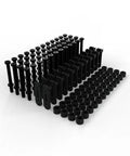 Super Slick Zero U Cable Management For 19 Inch Server Racks 24 pack of black cable management clips and fasteners.