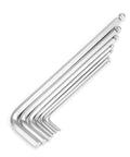 Super Cool 7 Pc Extended Hex Wrench L Key Set with Ergo Grip For Pro Mechanics And DIY Guys Made Of Tough Chrome Vanadium Steel To Fix Anything Tight With Ease, chrome vanadium steel hex key set