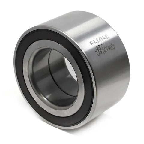 Rear Wheel Bearing WB 510116 for Jeep Grand Cherokee and Dodge Durango, angular contact design with ABS sensor, side view.