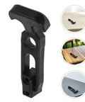 Rubber Engine Hood Latches 4 Pack for Trucks and Cargo Trailers, flexible draw latch shown in detail on white background.