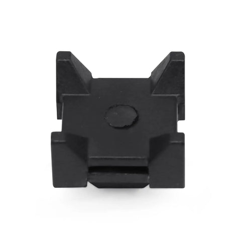 25 Pack Plastic Zip Tie Mounting Block Set For 40 Series Aluminum TSlot Extrusions Cable Management Clips Wire Base Fixtures No Fuss Fasteners For DIY 3D Printers CNC Rigs And Tech Projects, black plastic block