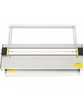 Industrial Grade Infrared Acrylic Bender Machine for Plastic Sheets and Metal with adjustable temperature control and cooling system.