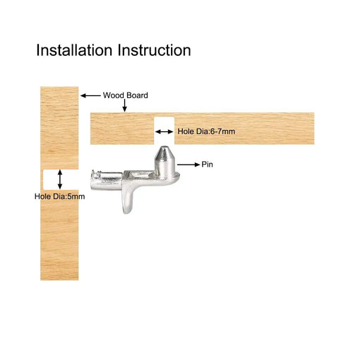 Rock Solid 5Mm Shelf Support Pins With Steel Cabinet Bracket Pegs Heavy Duty Furniture Shelf Brackets For Bookcases And Kitchens Silver Tone 80 Pack No Hassle Anti Wobble Design