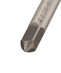 Close-up of 0.236-60 TPI HSS Tap 3 Flute Thread Cutting Tool with metallic finish for metalworking and tapping jobs.