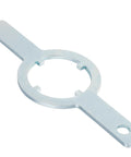 Hefty Duty Spanner Wrench For Washer Drum Nut Solid TB123A Replacement Tool For Whirlpool And Maytag Appliance Repairs, stainless steel.