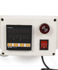 Digital Length Meter Counter With 300 PPR Rolling Wheel Encoder For Easy Pro Grade Distance Measurement In Millimeters Auto Reset Power Off Memory And Precision Testing Equipment 0 To 999999, front panel with display and switch