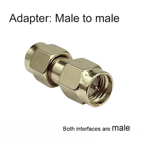 Male to male adapter for UT106 Dual Band Magnetic Base Ham Radio Antenna With SMA Female Connector All In One Mobile Kit.
