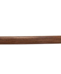 Walnut Wood Cabinet Pull Handles Set of 6, 230mm Long With 192mm Hole Centers, smooth solid wood finish, displayed horizontally.