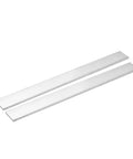 Square Aluminum Flat Bar Set Of Two 6061 Aluminum Alloy Three Sixteenth Inch Thick By One Point Two Inch Wide Twelve Inch Long Anodized Silver Finish Corrosion Resistant Mill Stock For Industrial Building Projects