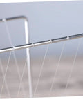 Close-up of the frame of Newton Cradle Pendulum Desk Decor For Home Office And School STEM Toy, Hands On Energy Balance Experiments.