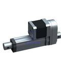 Precision Linear Actuator With Nema17 Stepper Motor And DC Electric Push Rod 200mm To 400mm Stroke, compact design for DIY robotics.