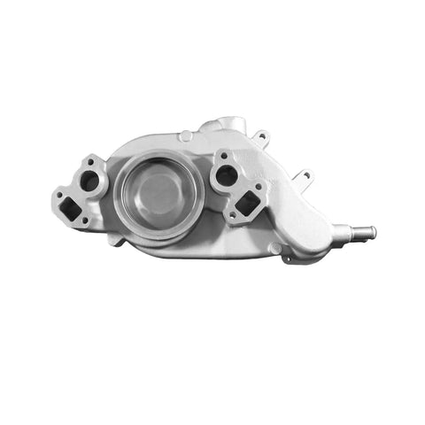 Premium All Makes Engine Water Pump 252-846 That Fits GM And Most Non GM Vehicles, Delivers Leak Free Performance With Coated Seals For Longevity, Heat Treated Shaft Assembly For Real Tough Strength And Long Lasting Durability shown from front view.