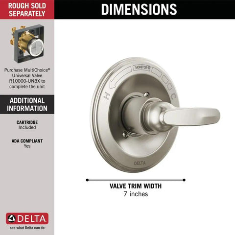 Smooth Operator Brushed Nickel Shower Handle Set With Pressure Balanced Valve Trim Kit For No Hassle Bathroom Level Ups Durable Stainless Steel Faucet System Complete Upgrade
