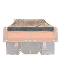 Heavy Duty Black Mesh Tarp 7x18 Ft For Dump Beds Built Tough With 1000D Polyester Mesh UV Protected Fabric on truck bed