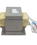 Heavy Duty Industrial Microwave Transformer JD 21B Model with wires, 70 kg Capacity for professional dryers, power conversion.