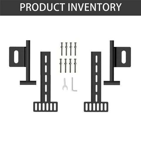Game Changing Adjustable Headboard Brackets For Metal Bed Frame With Footboard Extension Kit mounting hardware set in matte black