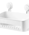Shower Caddy No Drilling Suction Cup Organizer Removable Heavy Duty Shelf Holds Up To 22 Lbs Waterproof Bathroom And Kitchen Storage Basket