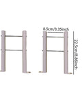 Heavy Duty Radiator Floor Brackets With Cast Iron Legs And Rubber Insulator Pads Steel Mounting Stands dimensions 22.5 cm by 8.5 cm