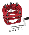 Slick Electric Wood Milling Router With One Touch Lift System Inverted Base Trimmer components, includes setup tools and adjustment parts.