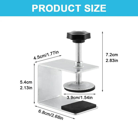 Heavy Duty Drawer And Cabinet Clamps Set For Diy Grab And Go Install 2 Or 4 Pack C Clamps With Silicone Pads, size dimensions