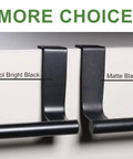 Over Cabinet Towel Rack Set, Heavy Duty Stainless Steel Kitchen Towel Bar Holder in Chrome Finish, 9 Inch Wide, 2 Pack, Easy Mount