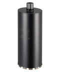Front view of a Pro Grade Wet Diamond Core Drill Bit Set For Concrete And Masonry, showing heavy-duty weld and 1-1/4 in-7 UNC thread.