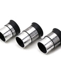 1.25 Inch Multi-Coated Telescope Eyepiece Set With Soft Eyecups 4mm 10mm And 20mm For Beginners And Pros on white background