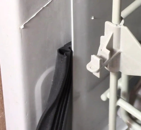 Installed Dishwasher Door Gasket Seal Replacement For Whirlpool Maytag KitchenAid Kenmore Amana, wide compatibility